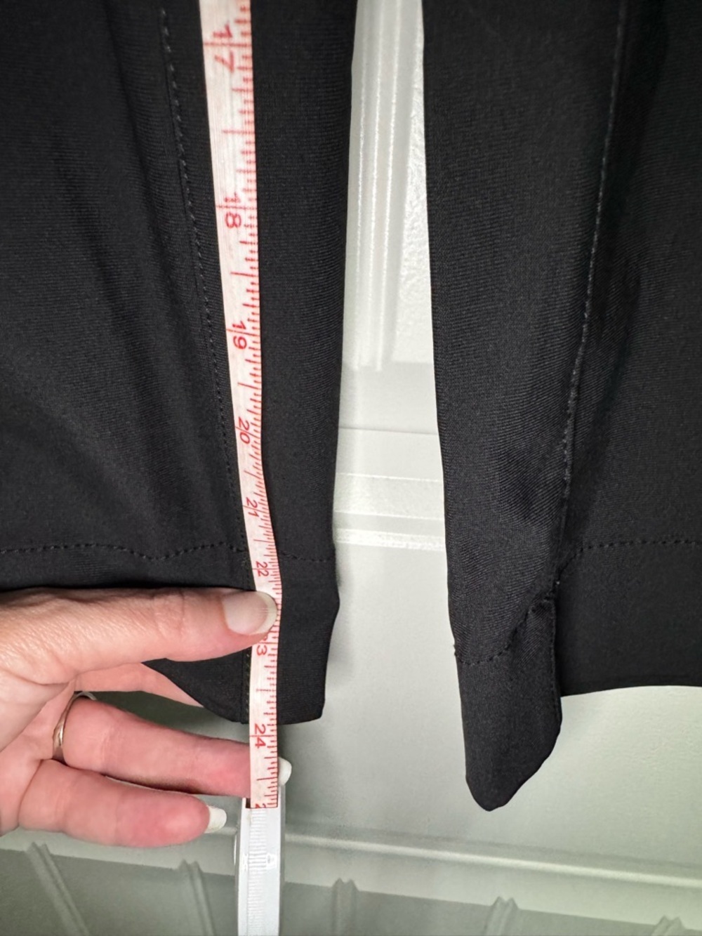 Lululemon City Sleek 5 Pocket Wide-Leg High Rise 7/8 Length Pant in Black - Picture 8 of 12